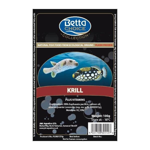 Betta Choice Krill Blister Pack